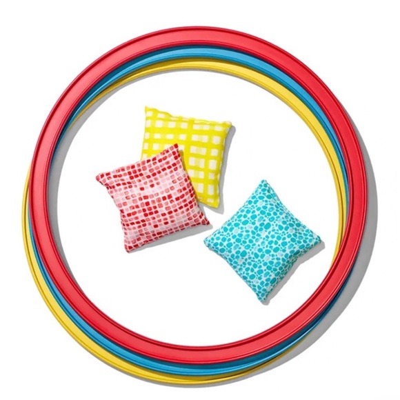 Lovevery Jump-In Eco Hoops & Bean Bags & Play Card from The Investigator Kit - Picture 4 of 5